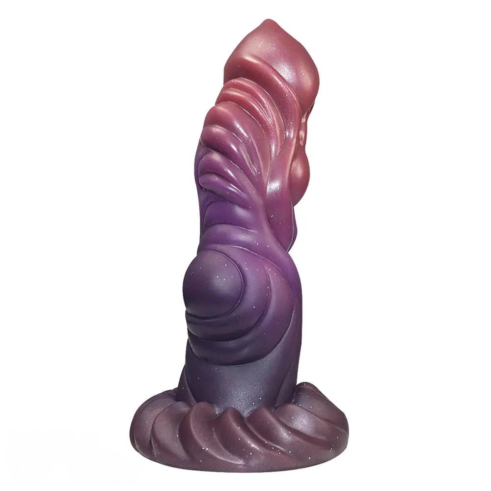 Knotted animal-style silicone dildo, photo 4