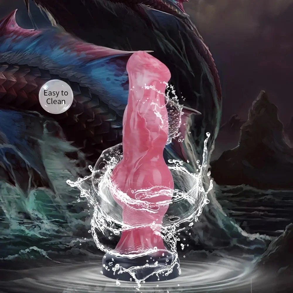 Knotted silicone animal dildo, photo 12