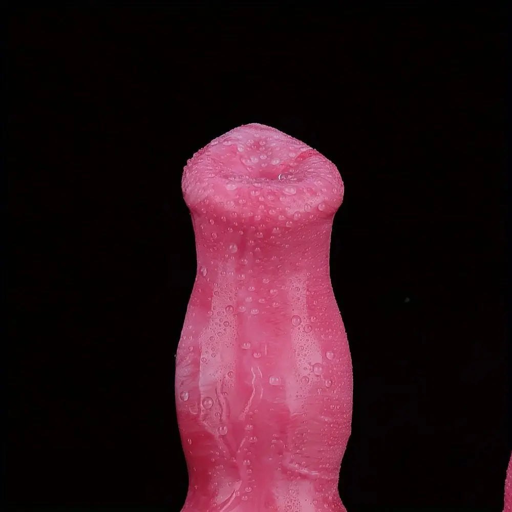 Knotted silicone animal dildo, photo 14