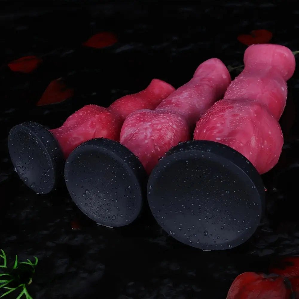 Knotted silicone animal dildo, photo 4