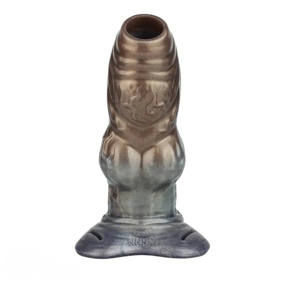 Mixed color knotted strap-on dildo, photo 13
