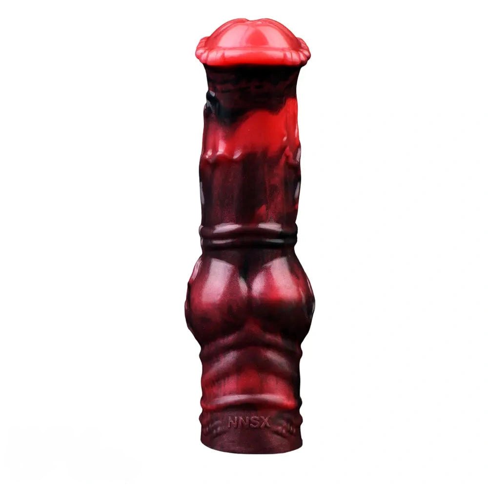 Red and black knotted tentacle sleeve, photo 2