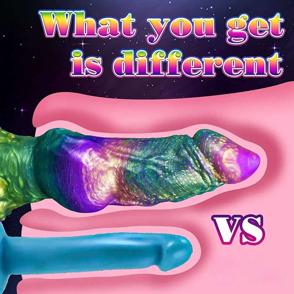 Knotted wolf fantasy silicone dildo, photo 2