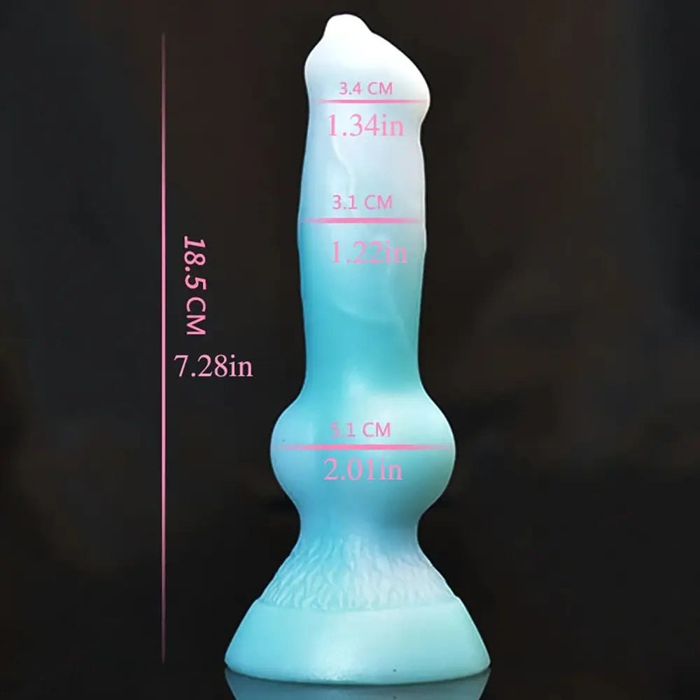 Animal knot silicone dildo, photo 3