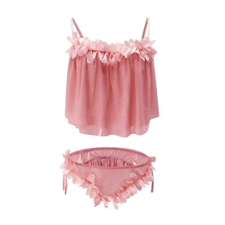 Lace flower slip nightdress sleepwear, photo 6