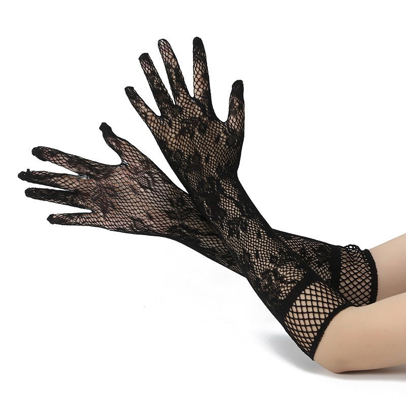 Black lace sleeve cover lingerie accessory