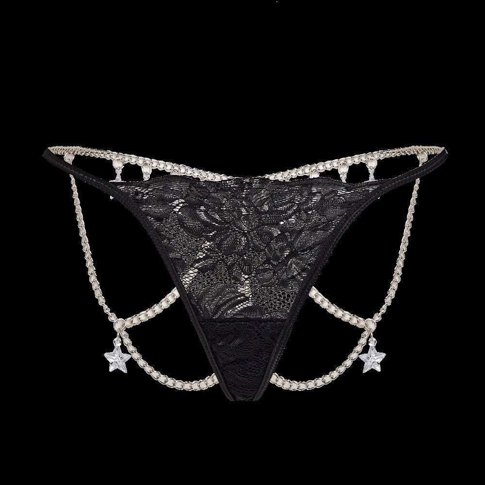 Lace star chain pendant g string, photo 3