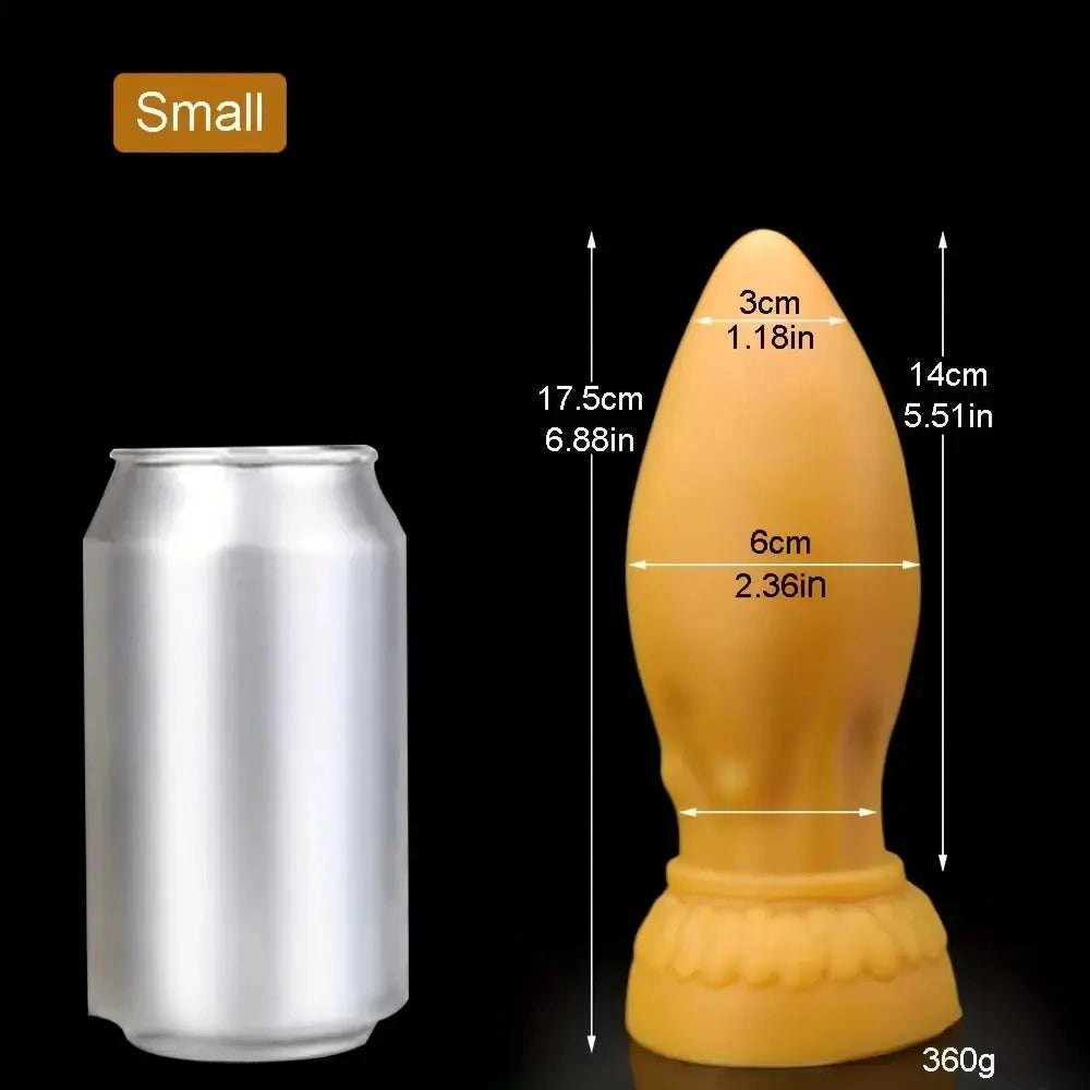 Gold bullet anal plug