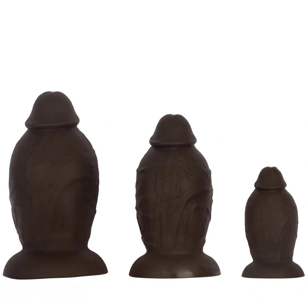 Coffee large silicone anal plug, photo 1