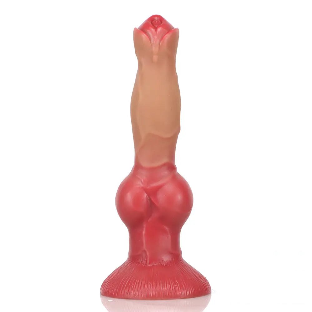 Dog-style knotted animal dildo, photo 13