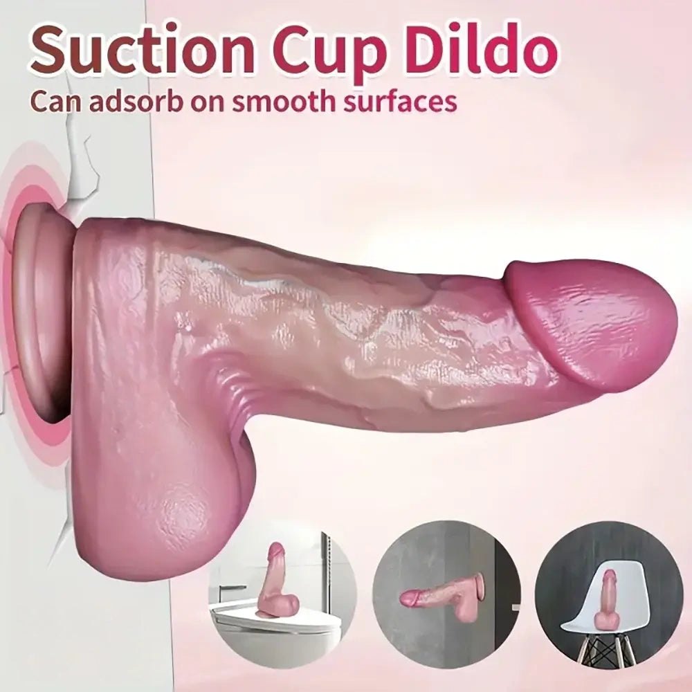 Flesh large realistic dildo, photo 6