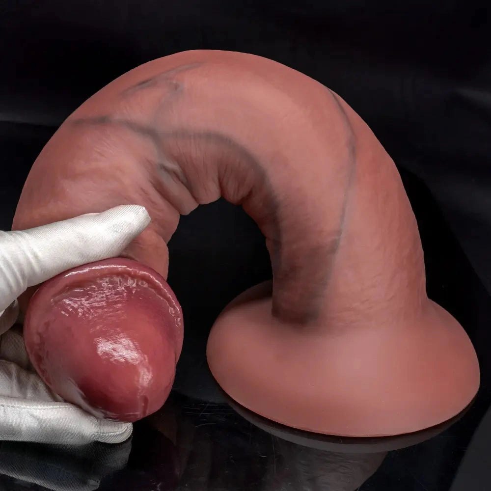Flesh tone realistic suction cup dildo, photo 12