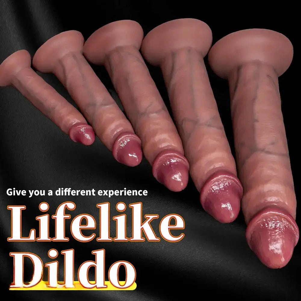 Flesh tone realistic suction cup dildo, photo 9