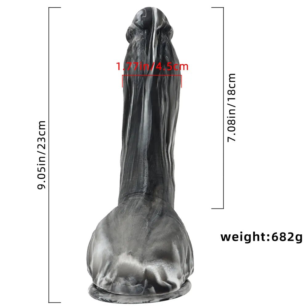 #2 large silicone suction cup dildo
