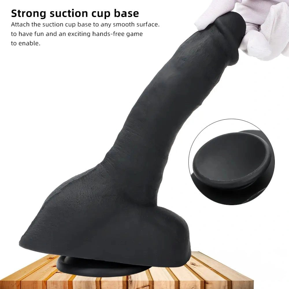 Large silicone suction cup dildo, photo 6