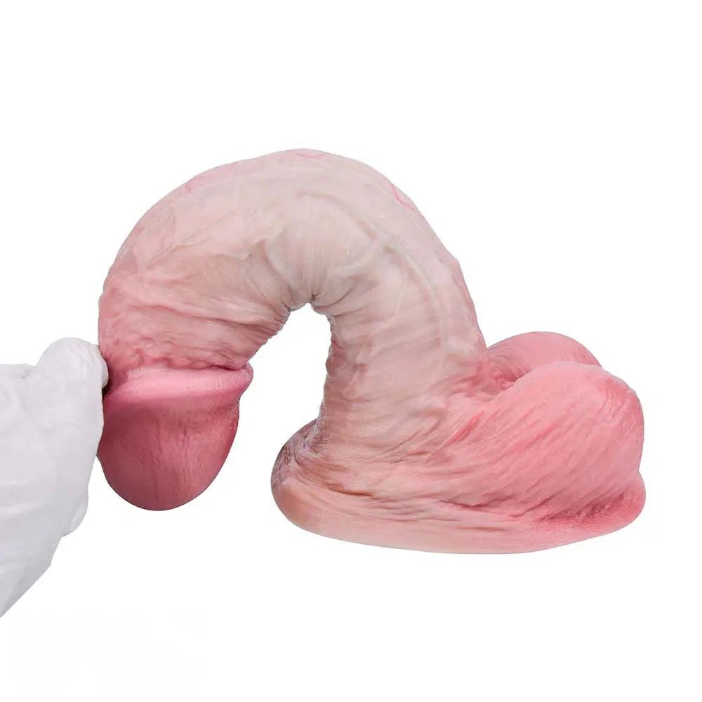 Flesh tone silicone suction cup dildo, photo 12