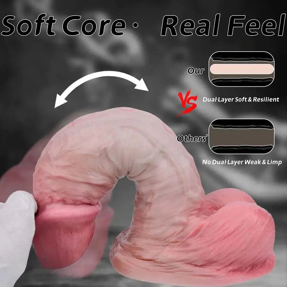 Flesh tone silicone suction cup dildo, photo 6
