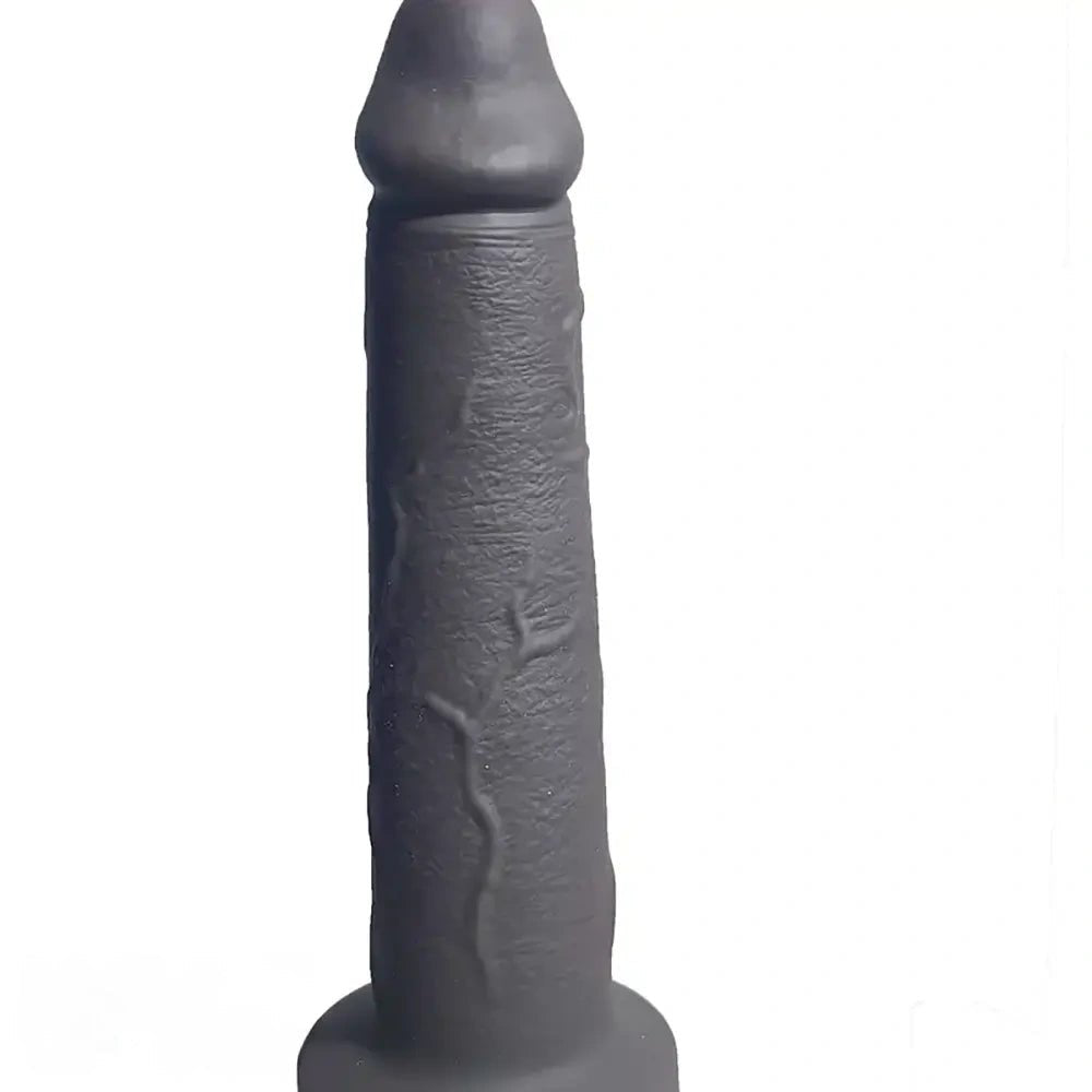 Black silicone large dildo, photo 5