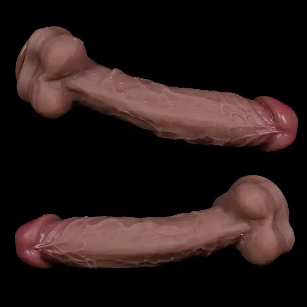 Flesh tone large silicone dildo, photo 5