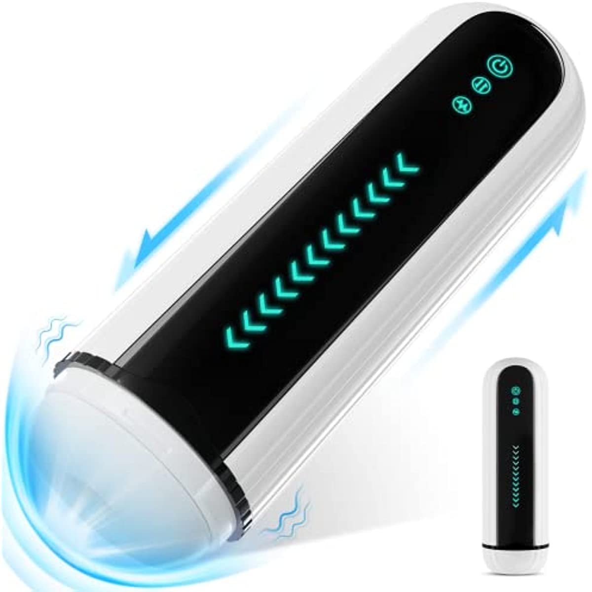 Black LCD display male masturbator, photo 2