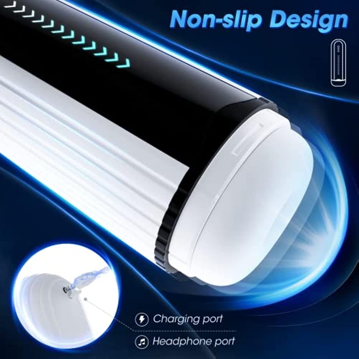 Black LCD display male masturbator, photo 5