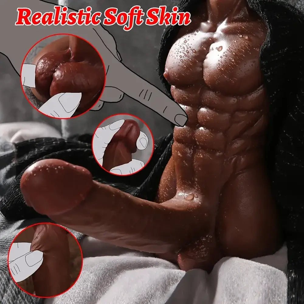 Coffee male torso sex doll, photo 4