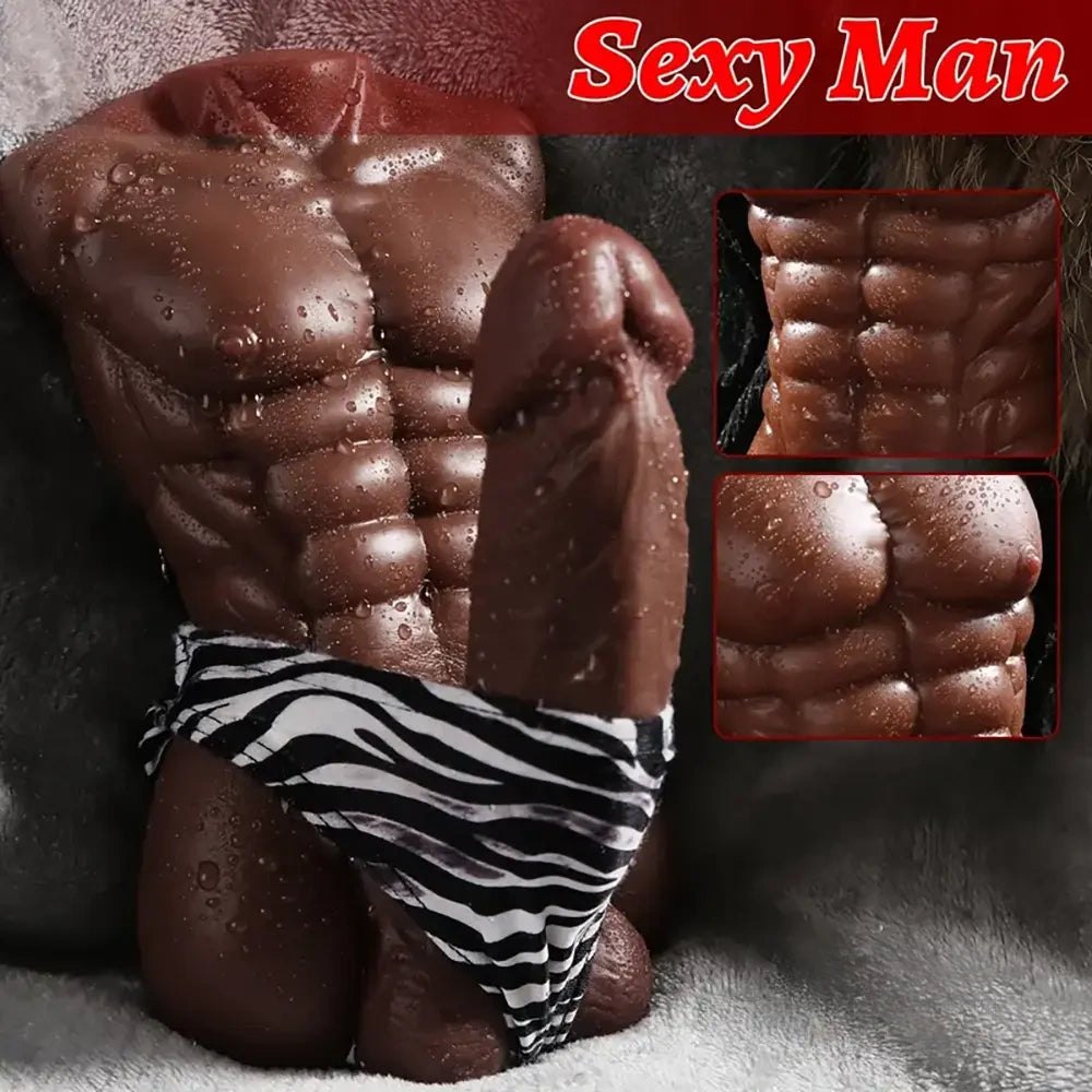 Coffee male torso sex doll, photo 8
