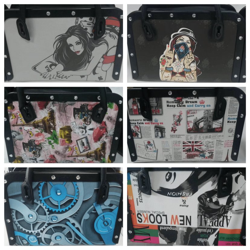 Appeal New Look patterned briefcase-style thrusting sex machine