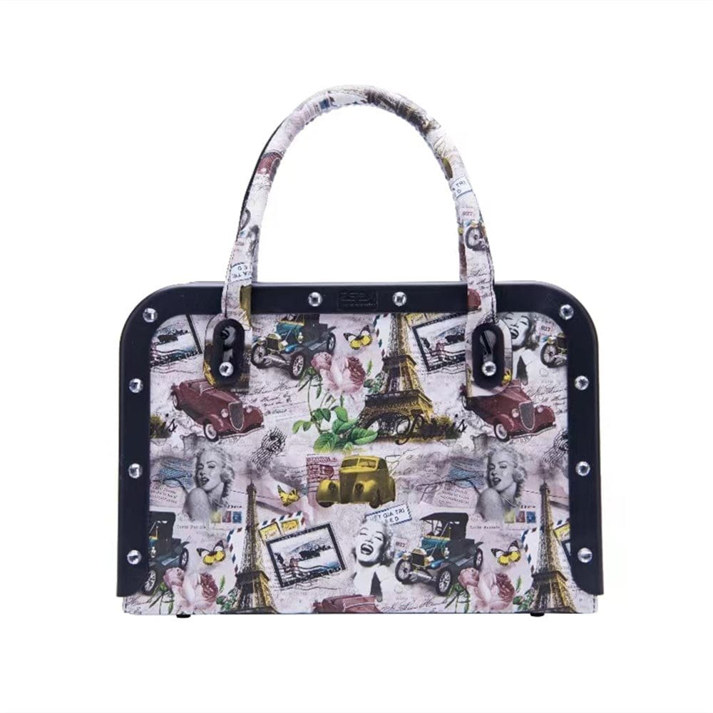 Patterned briefcase-style thrusting sex machine, photo 4