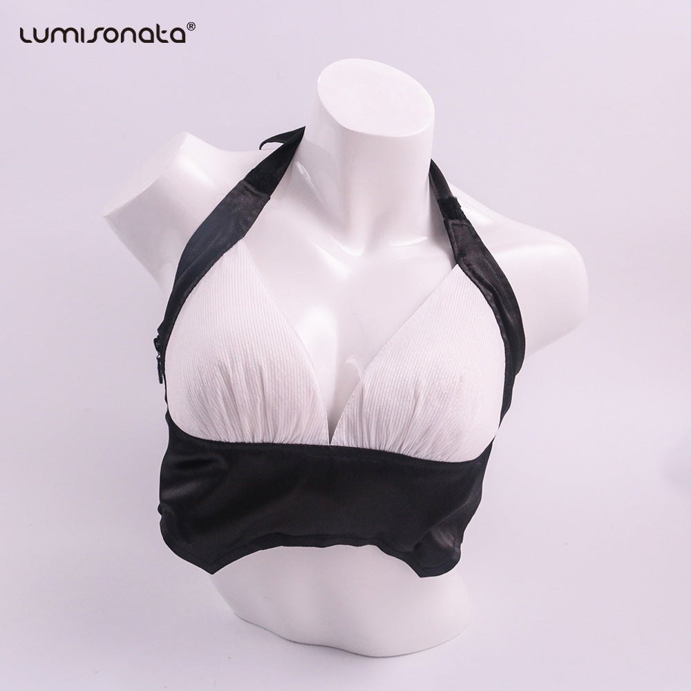 White led luminous glowing bra stage performance