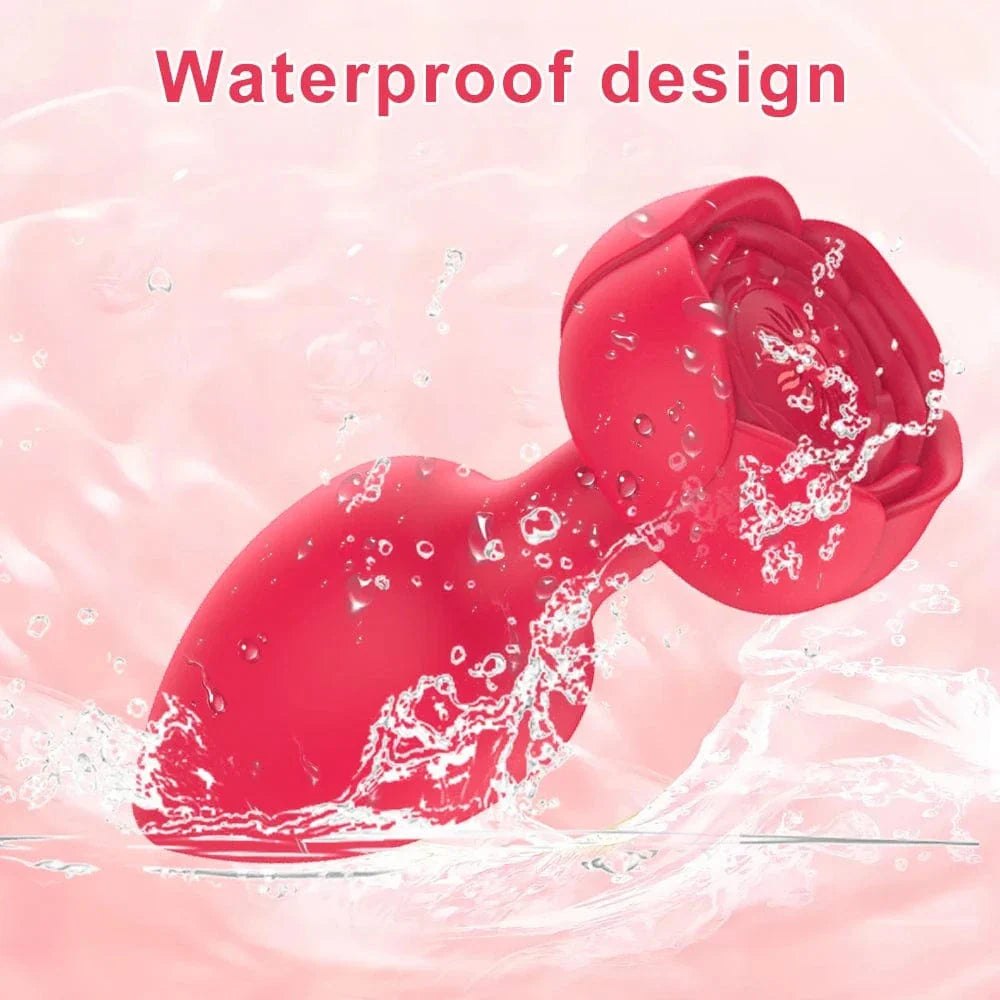 Rose-shaped LED anal plug vibrator, photo 6