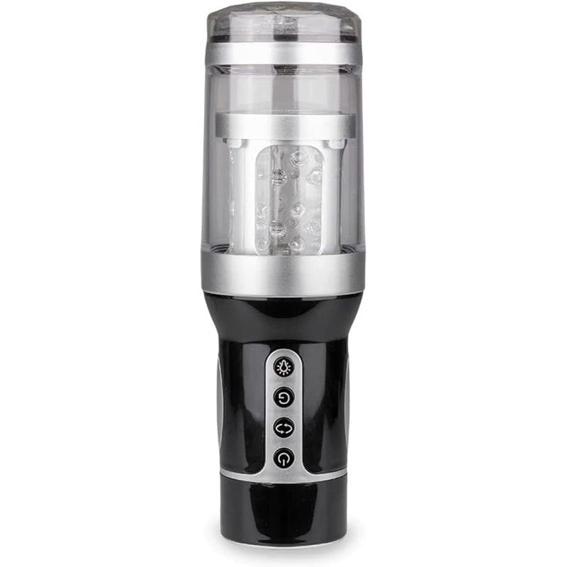 Black automatic rotating thrusting male masturbator, photo 4