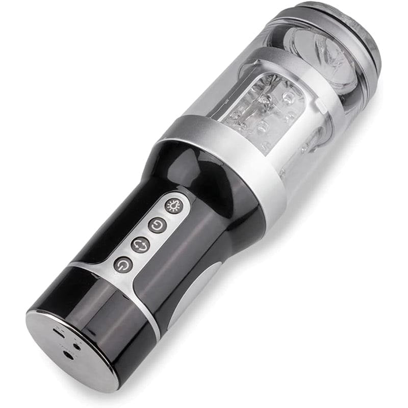 Black automatic rotating thrusting male masturbator, photo 6