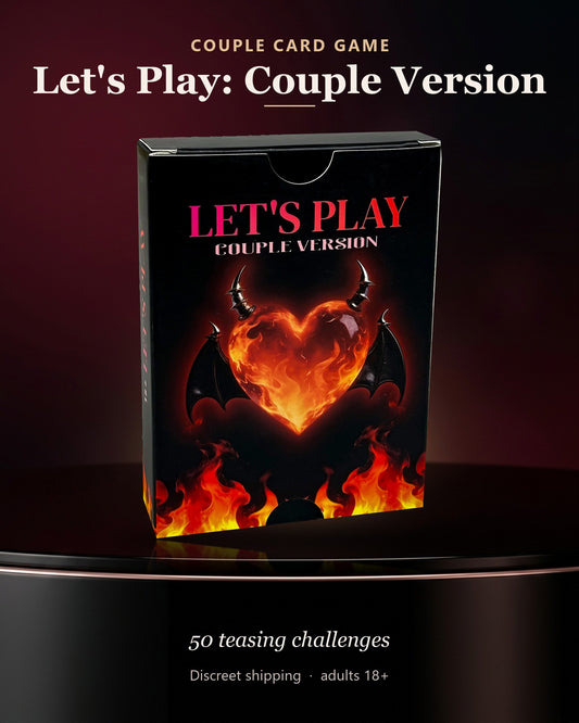 Let's Play Couple Version Card Game - couple card game - WildNightX