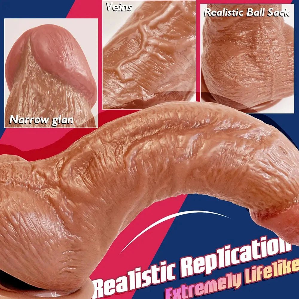 Lifelike suction cup dildo, photo 3