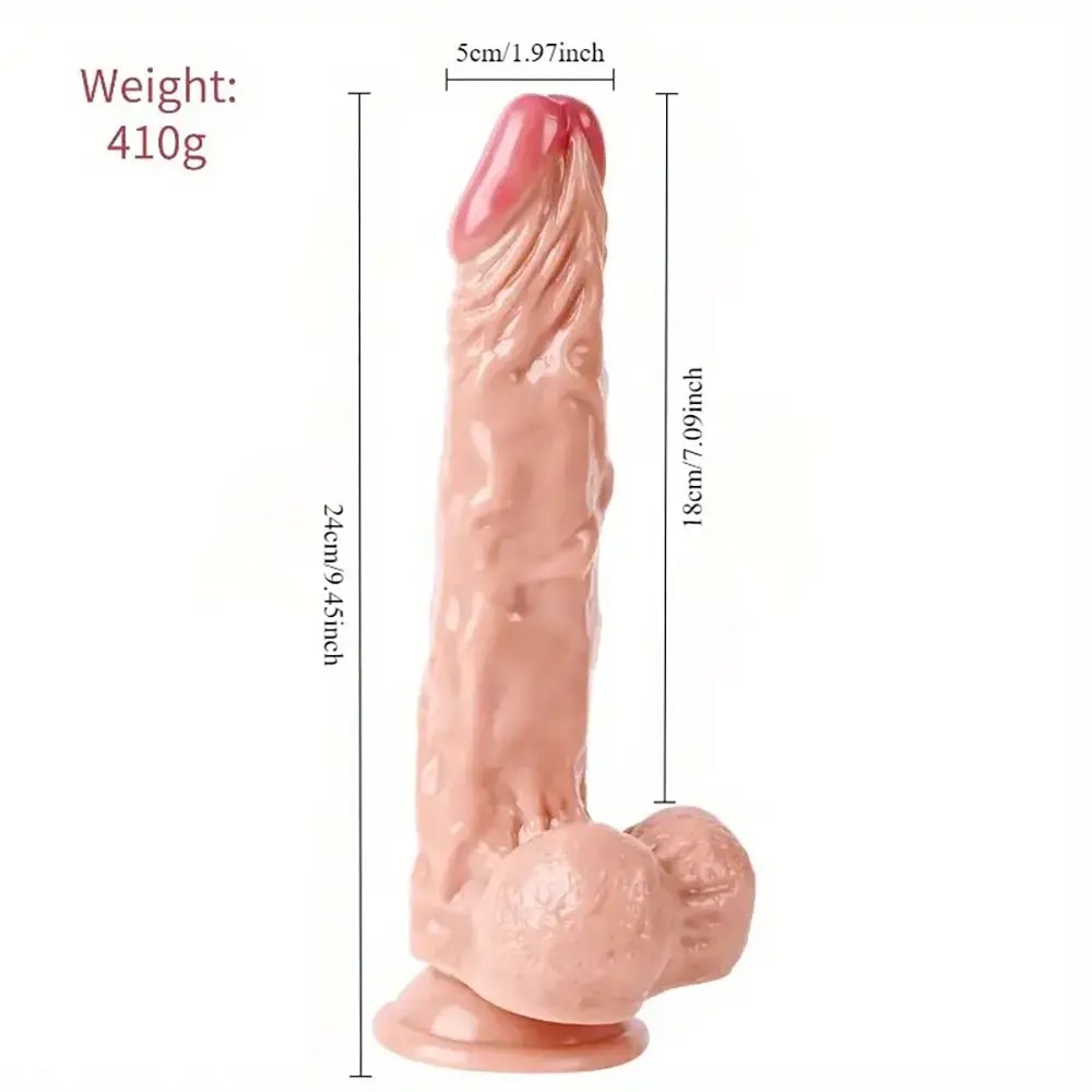 Flesh realistic dildo, photo 2