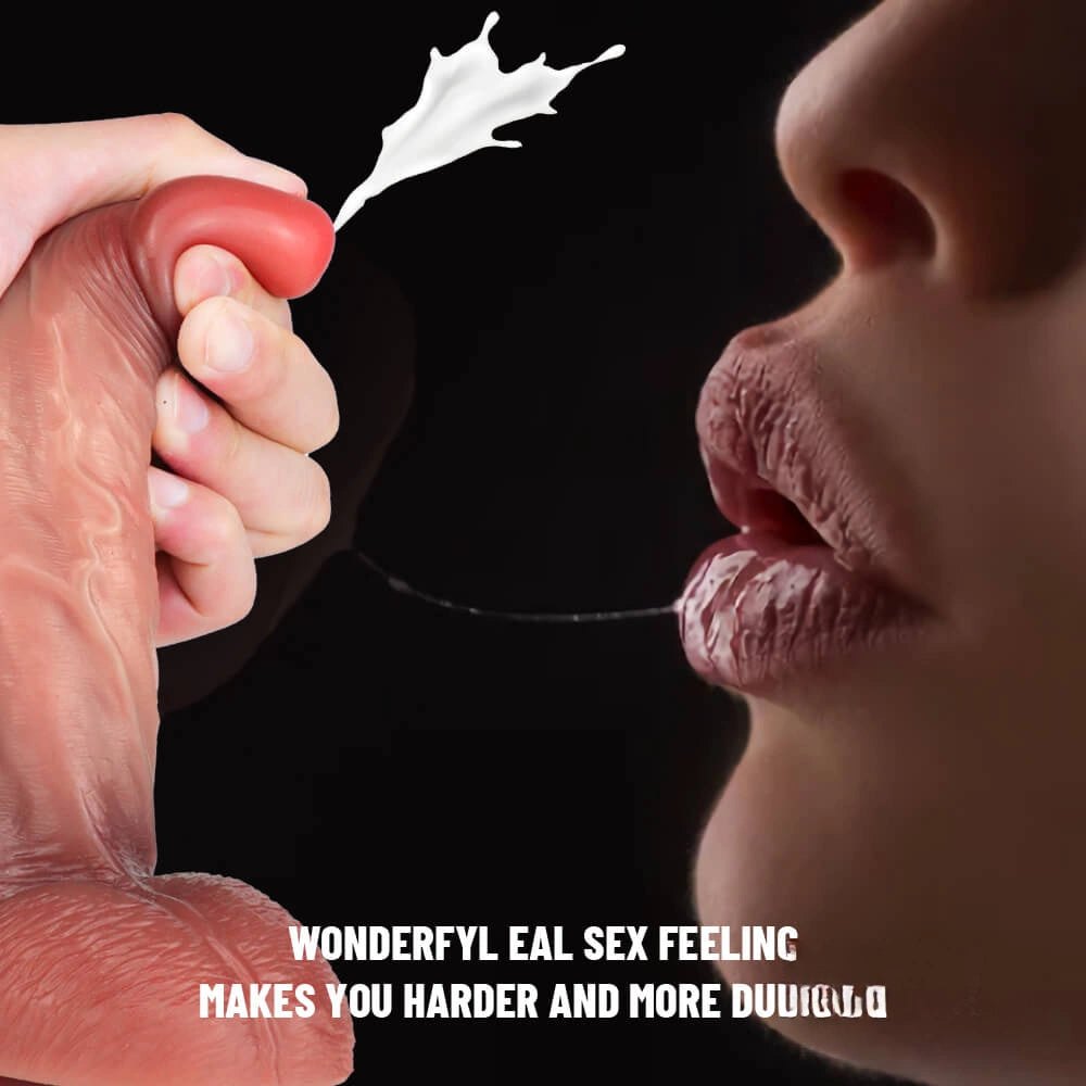 Flesh tone lifelike silicone suction cup dildo, photo 12