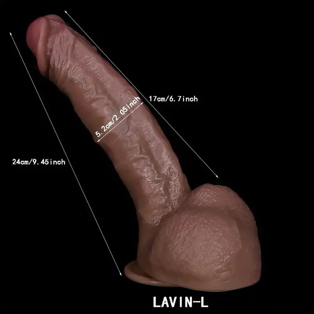 Flesh-tone lifelike suction cup dildo, photo 11
