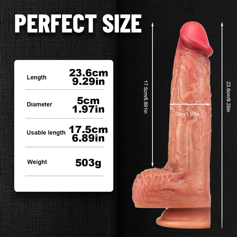 Flesh tone lifelike suction cup dildo, photo 8