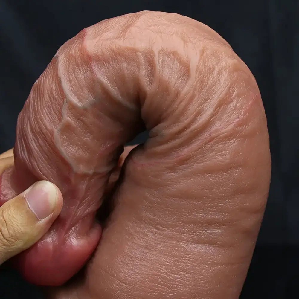 Lifelike double-layer silicone dildo, photo 10