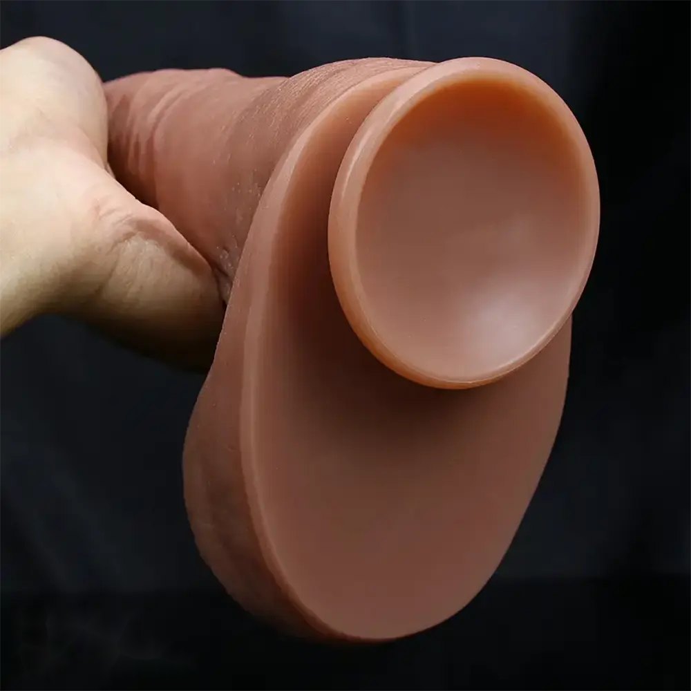 Lifelike double-layer silicone dildo, photo 12