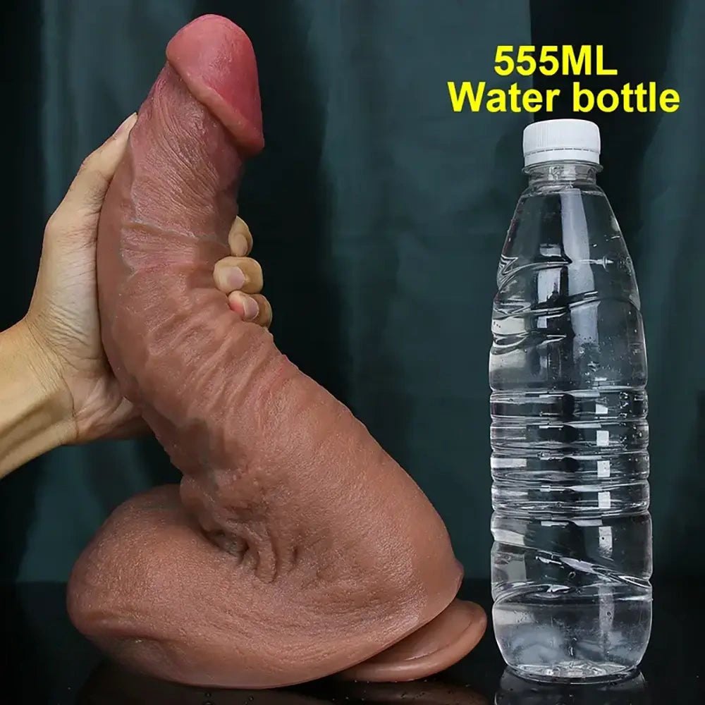 Lifelike double-layer silicone dildo, photo 13