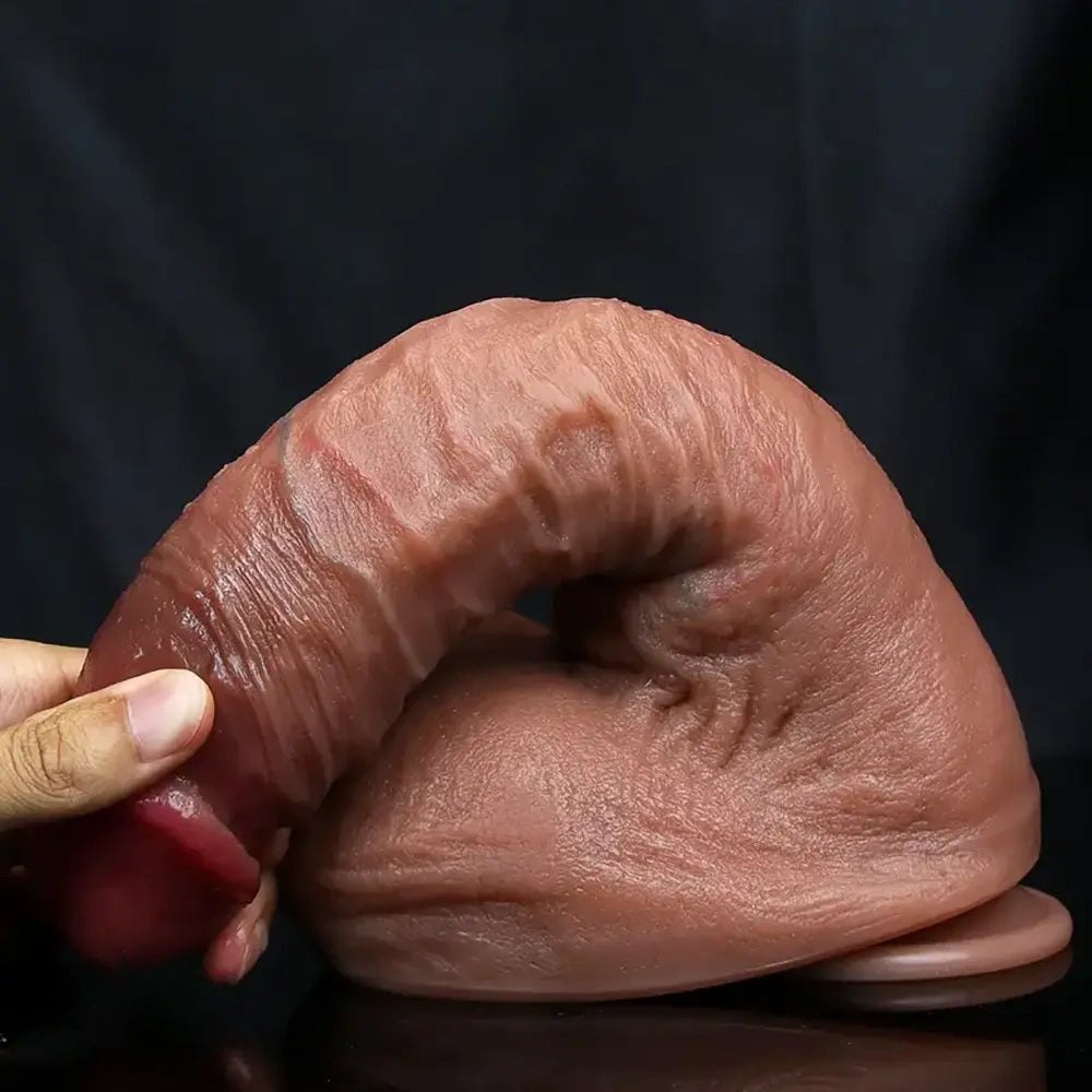 Lifelike double-layer silicone dildo, photo 14