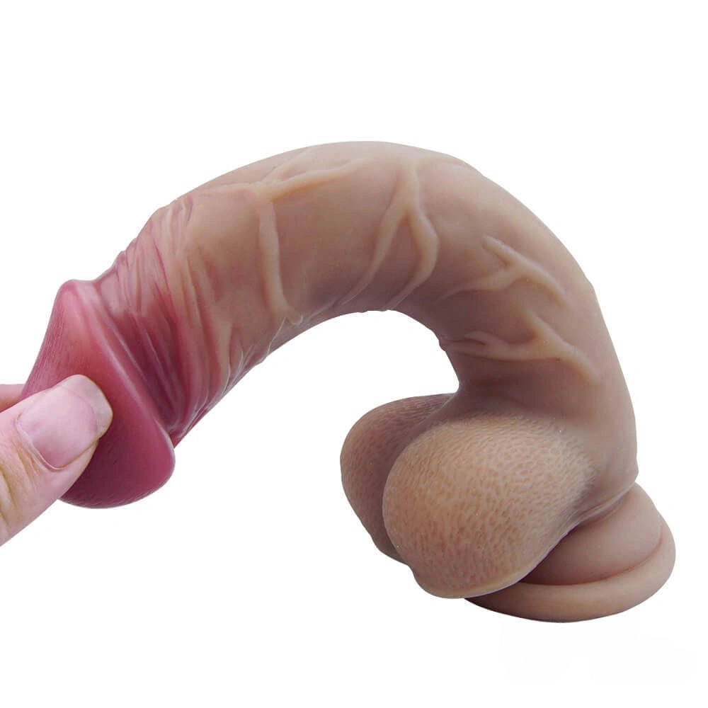Brown lifelike suction cup dildo, photo 7