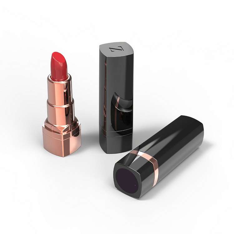 Rose gold lipstick bullet vibrator, photo 2