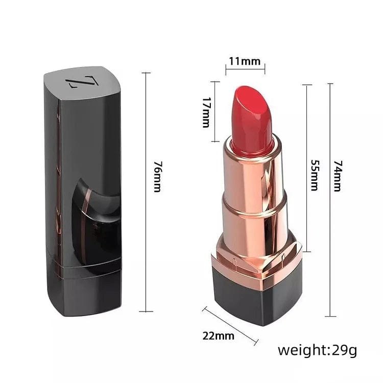 Rose gold lipstick bullet vibrator, photo 3