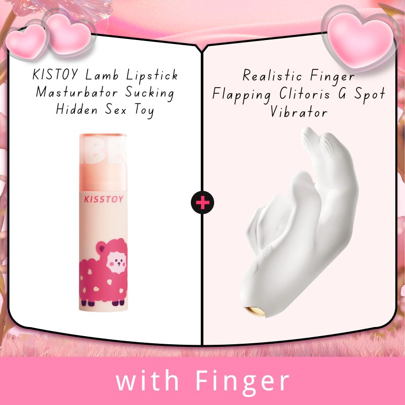 Pink lipstick-shaped clitoral suction vibrator with dustproof cap