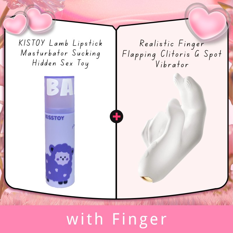 Purple lipstick-shaped clitoral suction vibrator with dustproof cap