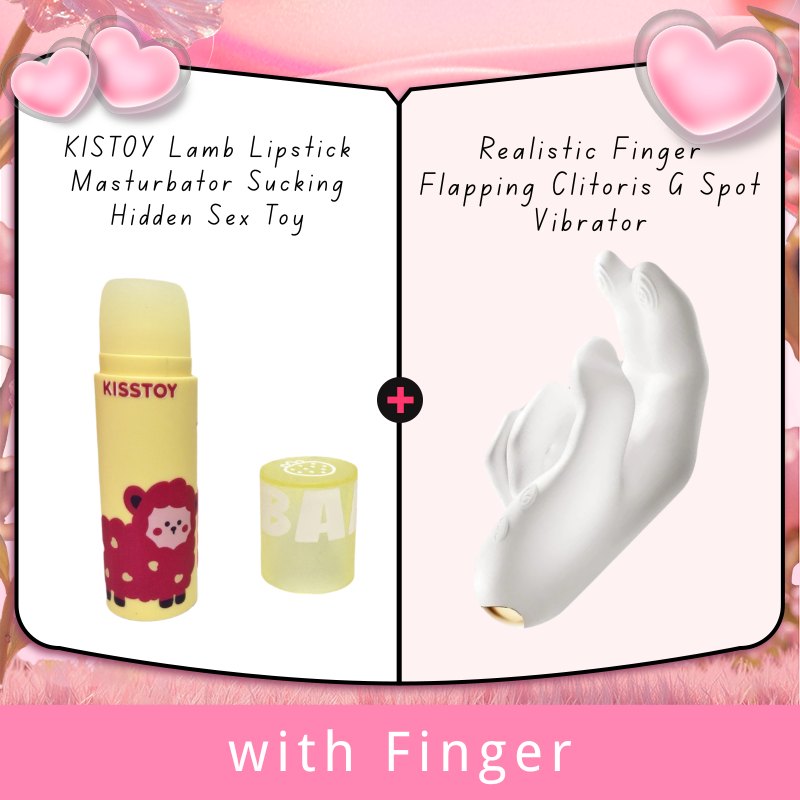 Yellow lipstick-shaped clitoral suction vibrator with dustproof cap