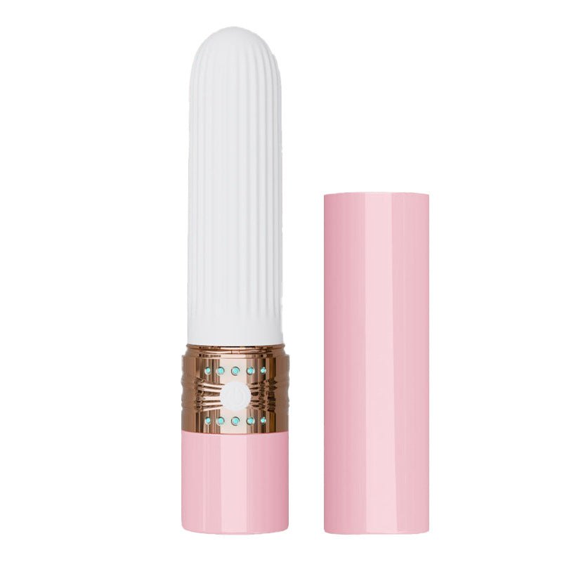 Lipstick shaped licking clitoral vibrator, photo 1